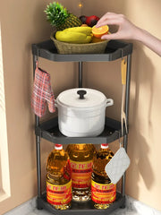 Kitchen Seasoning Shelf Spice Countertop Corner Stands Easy