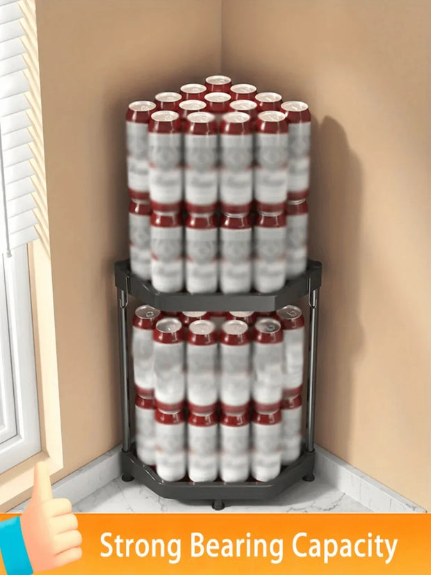 Kitchen Seasoning Shelf Spice Countertop Corner Stands Easy